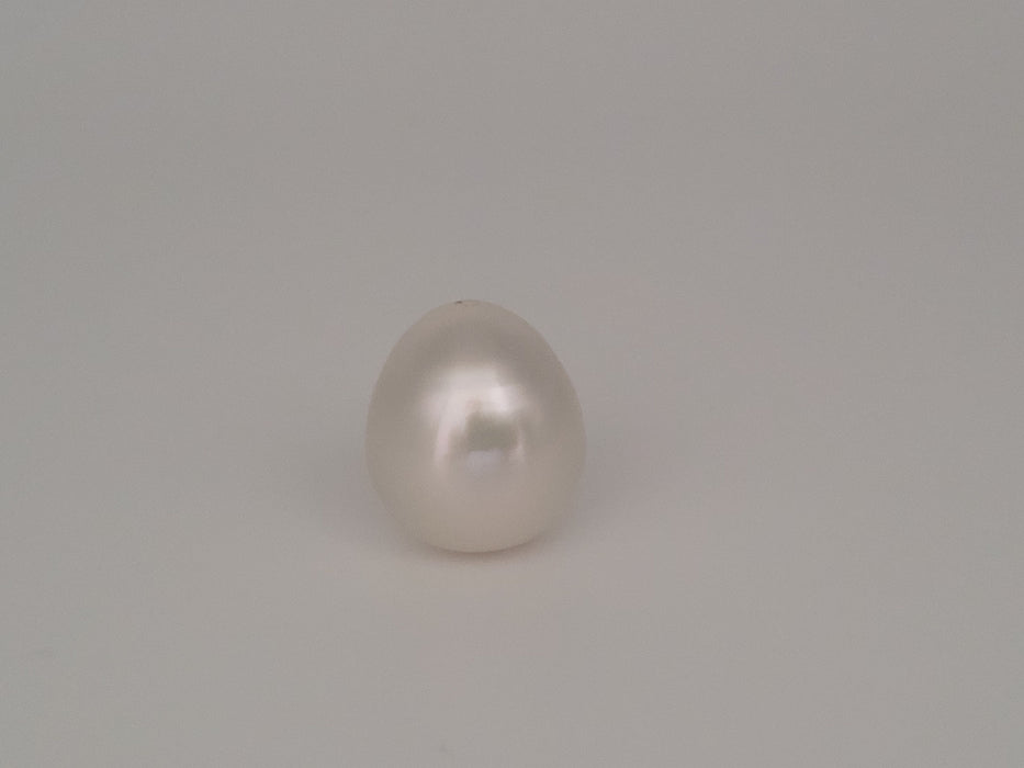 Witte Zuidzeeparel 16,80 x 14 mm Traanvormige topkwaliteit