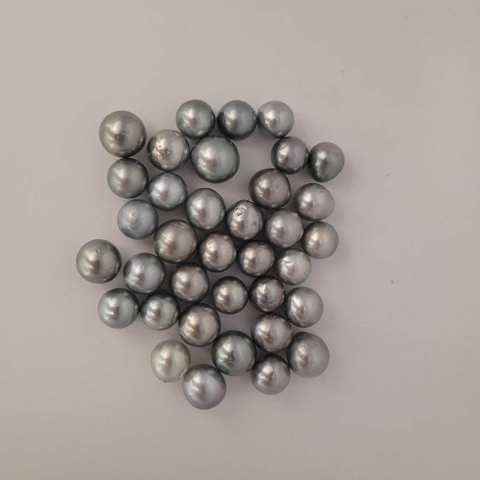 Tahiti Loose Pearls 12-13 mm Silver Color AAA