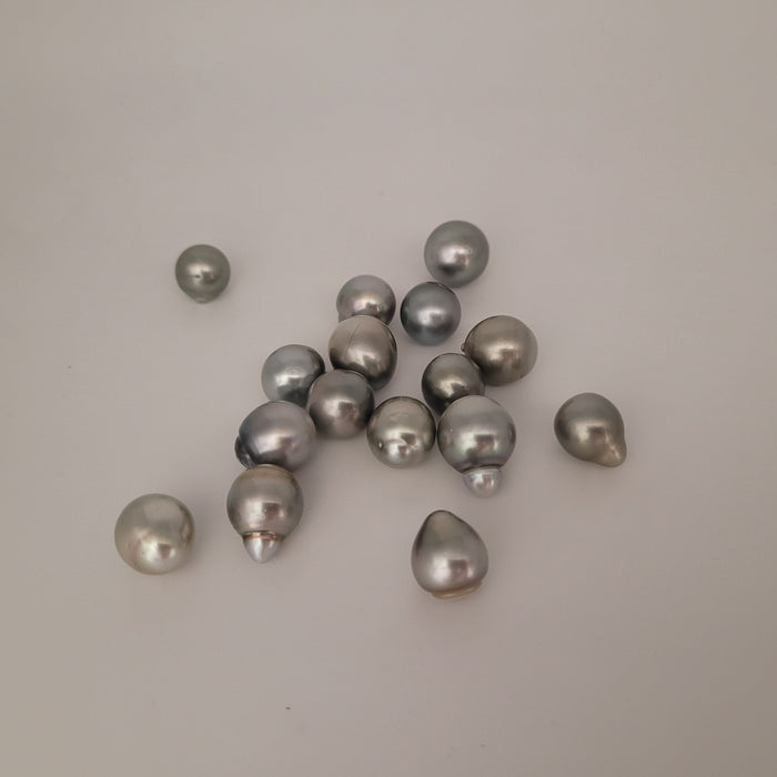 Tahiti Loose Pearls 12-13 mm Drop Shape Quality AAA